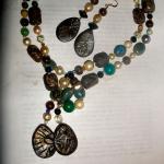 Freshwater Pearl Necklace Set Lariet Style Jasper..
