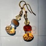 Gorgeous Rhinestone Earrings Czech Glass And..